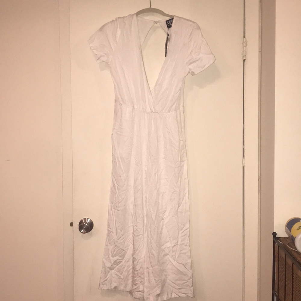 LF new white jumpsuit